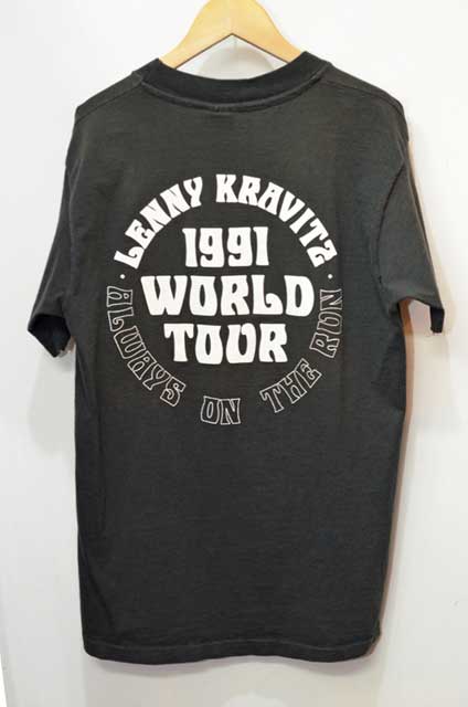 90's LENNY KRAVITZ Tシャツ “1991 WORLD TOUR” - used&vintage box Hi