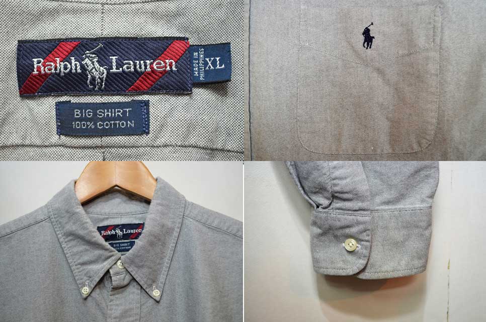 90's Polo Ralph Lauren ボタンダウンシャツ “BIG SHIRT 