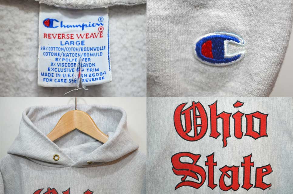 champion ohio stateリバースウィーブ 90's