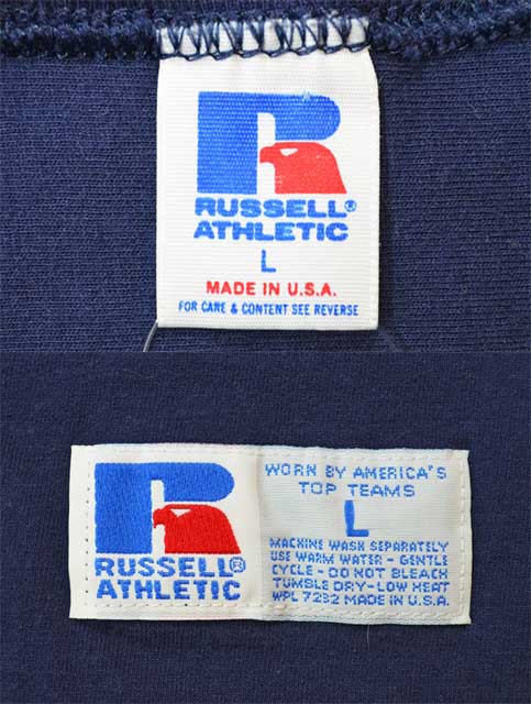 80's RUSSELL フットボール Tシャツ