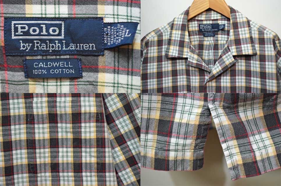 Polo Ralph Lauren S/S オープンカラーシャツ “CALDWELL 
