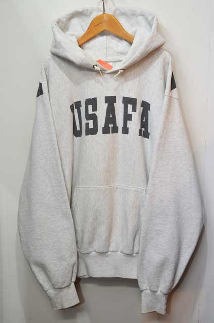 90's USAFA リフレクタープリント スウェットパーカー “MADE IN USA / PX品”