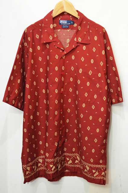 Polo Ralph Lauren S/S オープンカラーシャツ “CLAYTON” - used&vintage box Hi-smile