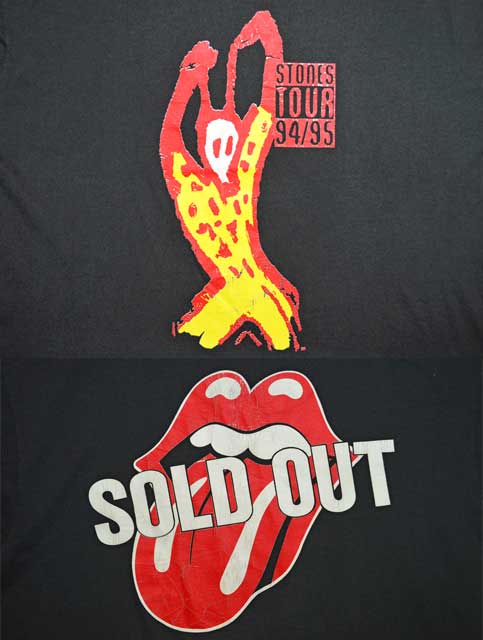 90's The ROLLING STONES Tシャツ “94/95 TOUR”
