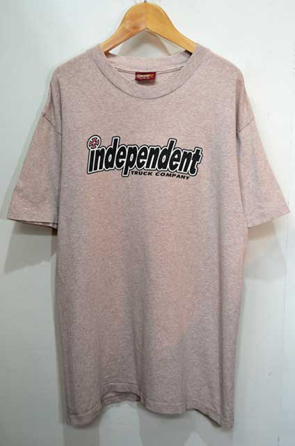 90's INDEPENDENT ロゴプリントTシャツ - used&vintage box Hi-smile