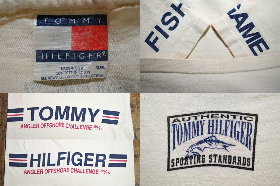 90's TOMMY 両面プリント Tシャツ “MADE IN - used&vintage