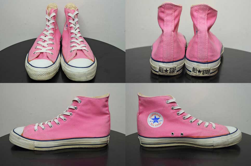 80’s USA製 CONVERSE ALLSTAR Pink 7 1/2