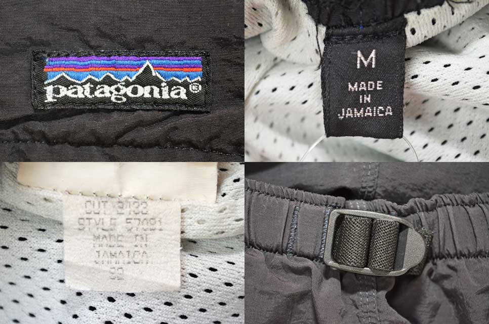 90's Patagonia リバーショーツ “BLACK / Rマークタグ” - used&vintage 