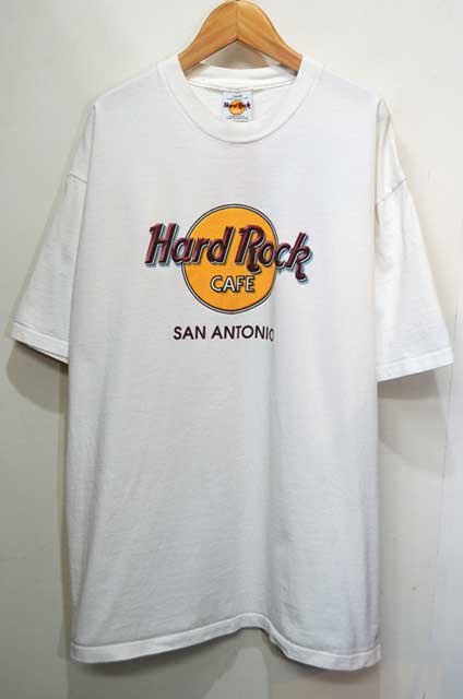 90's Hard Rock CAFE ロゴプリントTシャツ “MADE IN USA / SAN ANTONIO”
