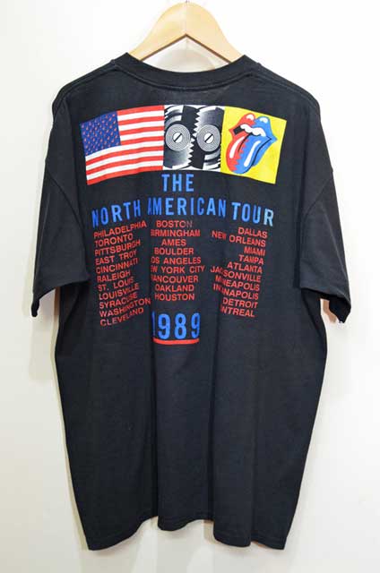 80's THE ROLLING STONES Tシャツ “NORTH AMERICAN TOUR 1989