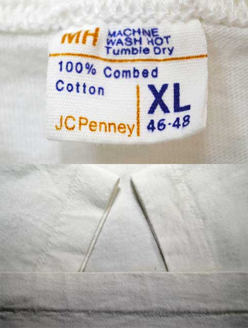 70's JC Penney 無地Tシャツ