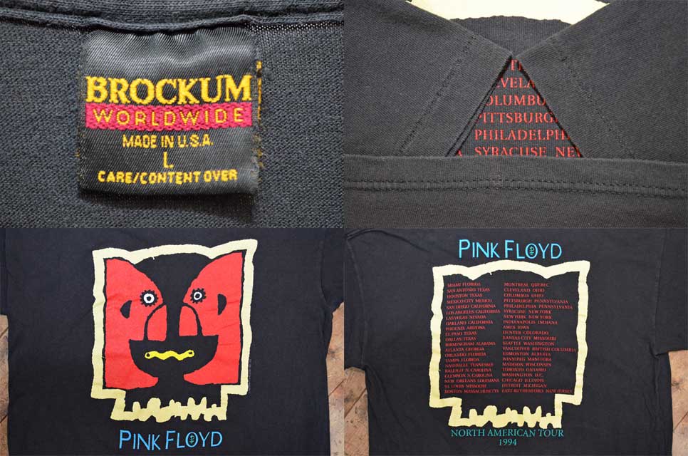 90's PINK FLOYD ツアーTシャツ “NORTH AMERICAN TOUR 1994” - used&vintage box