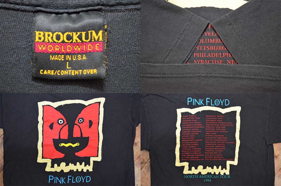 90's PINK FLOYD ツアーTシャツ “NORTH AMERICAN TOUR 1994”