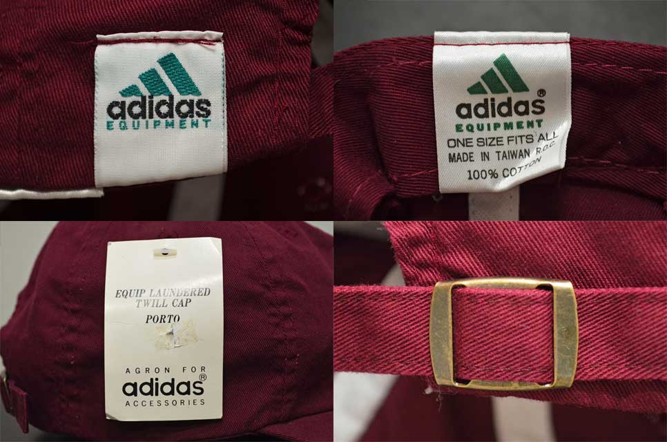 デッドストック!! 90s adidas EQUIPMENT キャップ