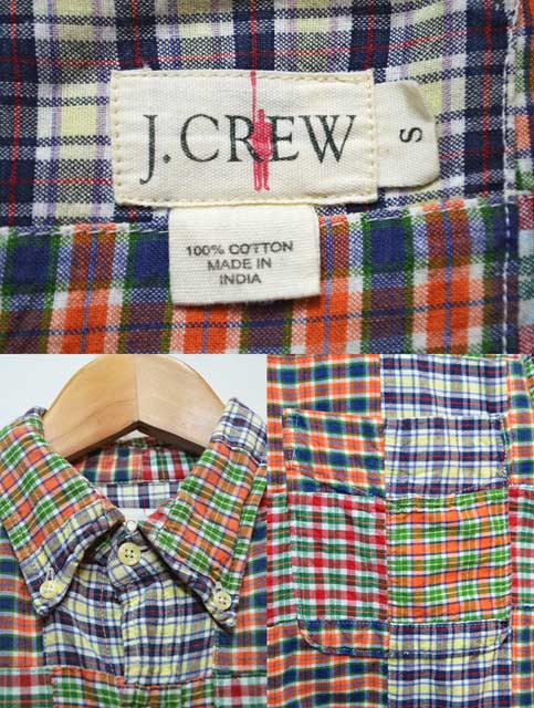 USA 90s 半袖 シャツ Yシャツ ワーク ジェイクルー J・CREW