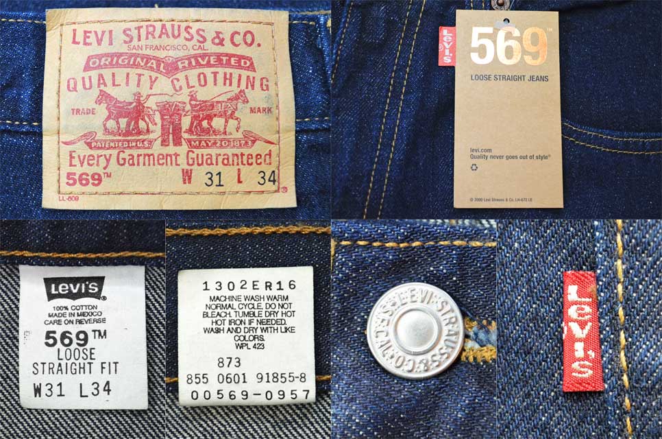 levis 569 colors