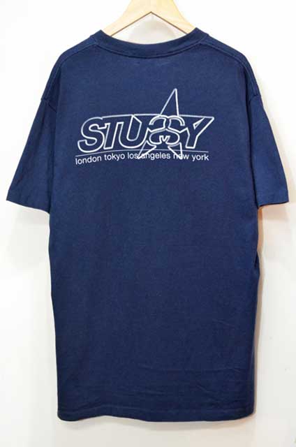90-00's Stussy プリントTシャツ “MADE IN USA” - used&vintage box Hi-smile