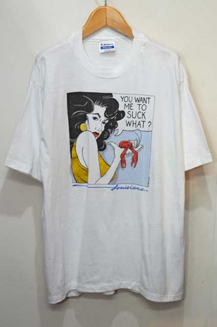 80s USA製 HR DIROSA  アート プリントTシャツvintage