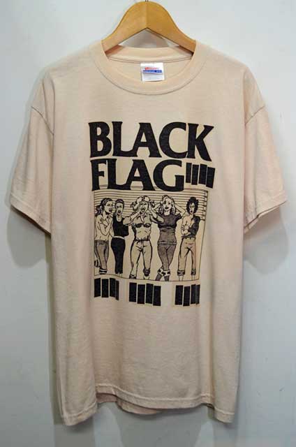 90-00's BLACK FLAG バンドTシャツ - usedvintage box Hi-smile