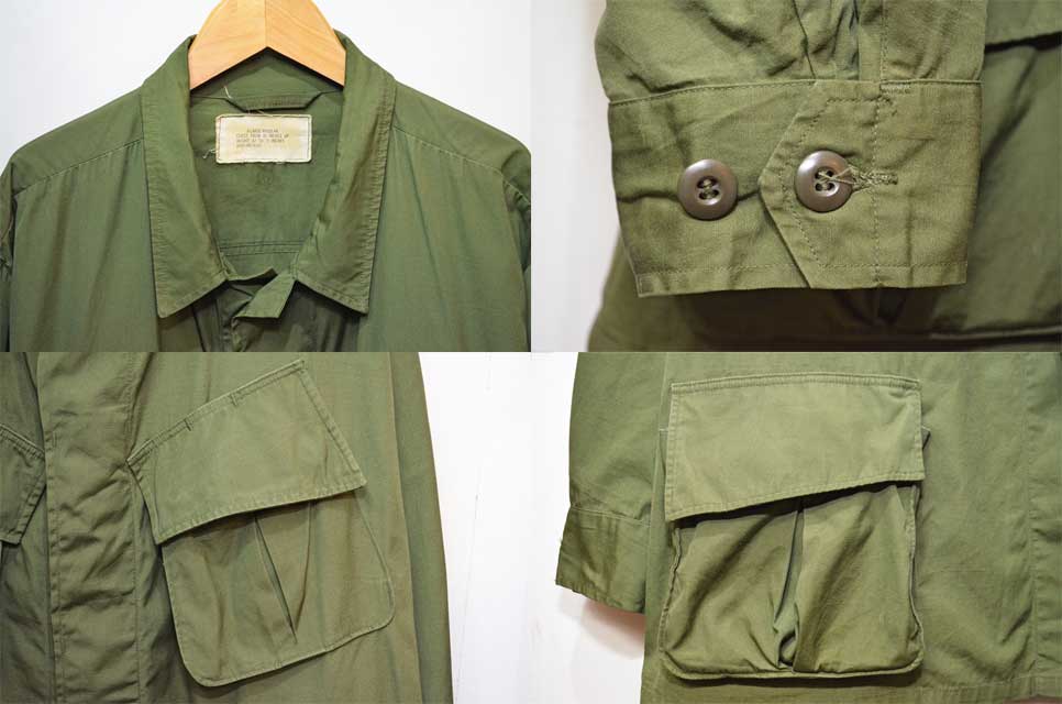 60's US.ARMY ジャングルファティーグジャケット “3rd / XLARGE