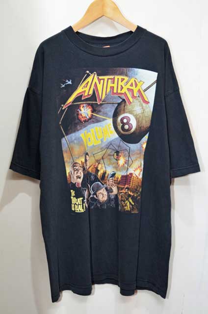 90's ANTHRAX バンドTシャツ “TOUR OF TERROR '98-'99” - used&vintage 