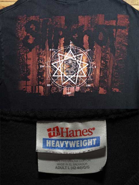 Slip Knot バンドTシャツ - used&vintage box Hi-smile