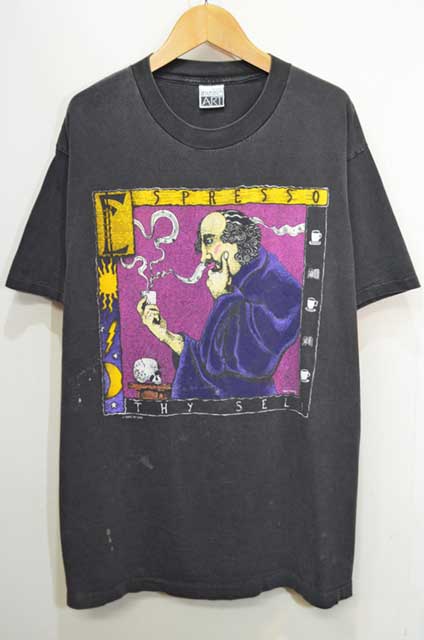 90's FABRIC ART アートプリントTシャツ “MADE IN USA”