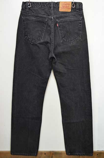 90's Levi's 505 ブラックデニムパンツ “MADE IN USA” - used&vintage ...