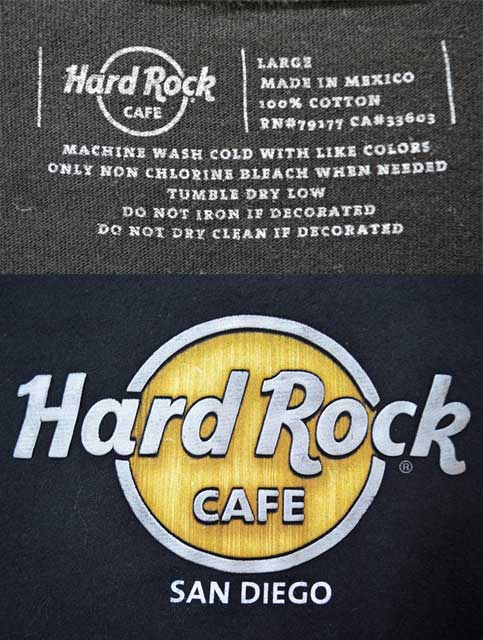 Hard Rock CAFE ロゴプリントTシャツ “SAN DIEGO”