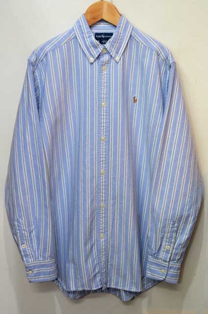 Polo Ralph Lauren マルチストライプ柄 ボタンダウンシャツ
