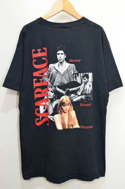 90's SCARFACE 両面プリントTシャツ “MADE IN USA” - used&vintage box Hi-smile