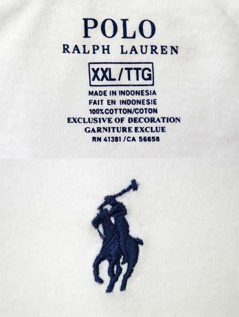 Polo Ralph Lauren L/S ロゴ刺繍 Tシャツ “WHITE”