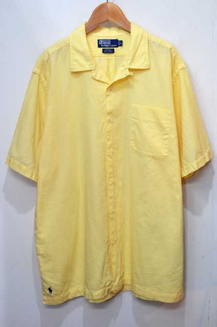 Polo Ralph Lauren S/S オープンカラーシャツ “CALDWELL / YELLOW”
