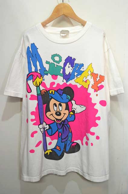 90's MICKEY MOUSE プリントTシャツ “MADE IN USA”