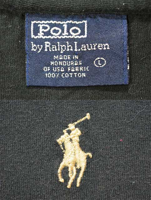 Polo Ralph Lauren ロゴ刺繍 Tシャツ - used&vintage box Hi-smile
