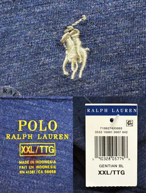 Polo Ralph Lauren L/S ロゴ刺繍 Tシャツ “新品未使用” - used&vintage