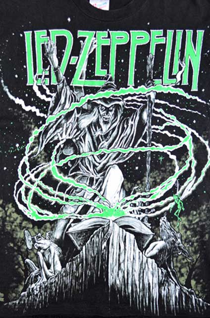 LED ZEPPELIN レッドツェッペリン 両面プリント バンドTシャツ バンT メンズM /eaa341381