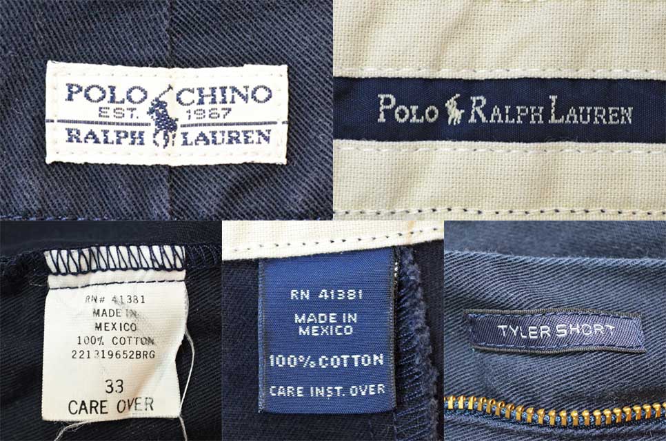 90's Polo Ralph Lauren 2タック チノショーツ 