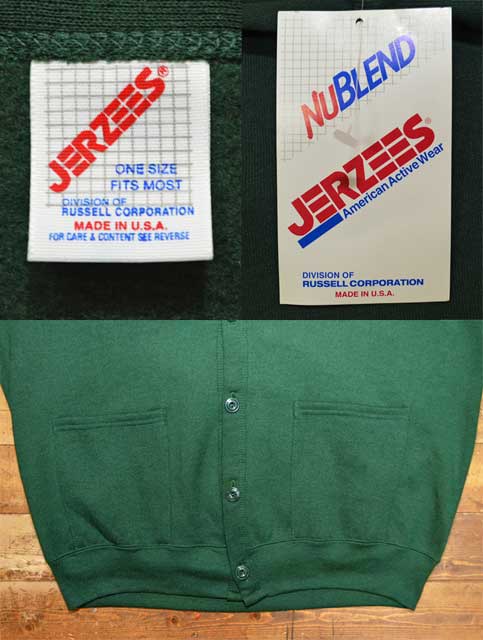 90's JERZEES スウェットカーディガン “MADE IN USA / DEADSTOCK”