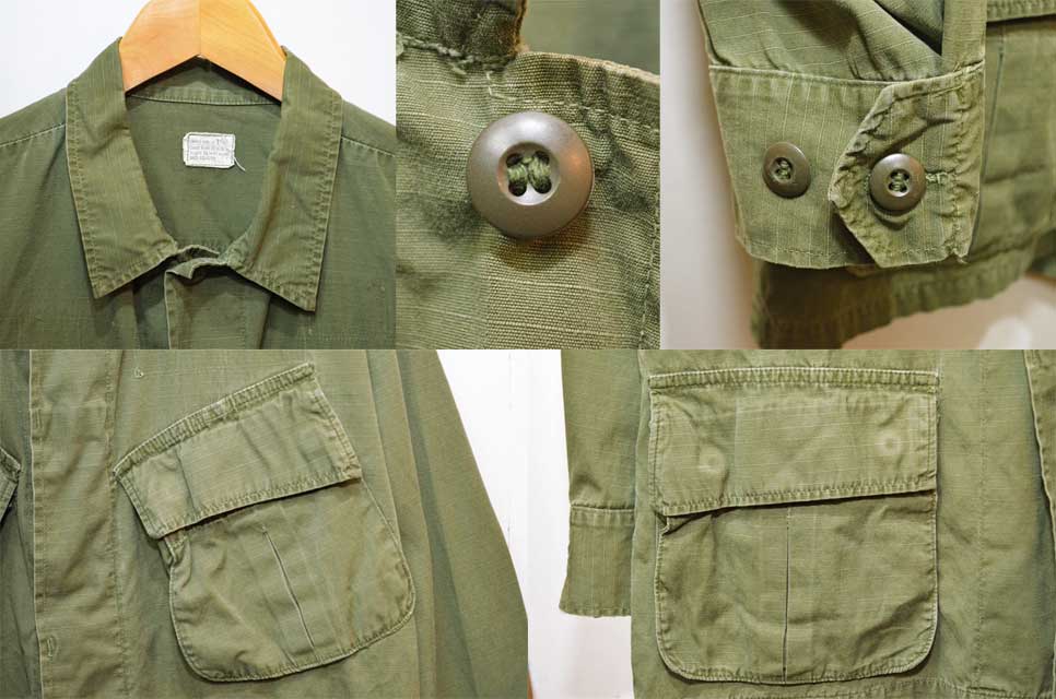 70's US.ARMY ジャングルファティーグジャケット “SMALL-SHORT”