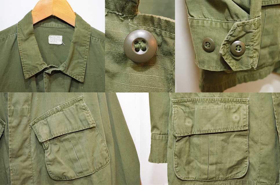 70's US.ARMY ジャングルファティーグジャケット “SMALL-SHORT