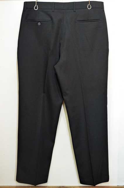 w38 L27 USA製 levis action slacks black 黒-