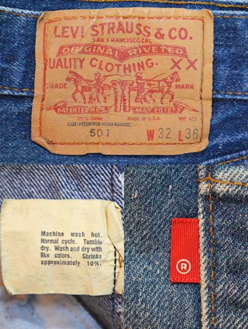 80's Levi's 501 デニムパンツ “内股シングル / MADE IN USA”