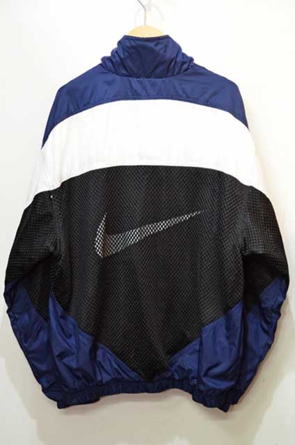 90's NIKE メッシュ切り替え ナイロンジャケット