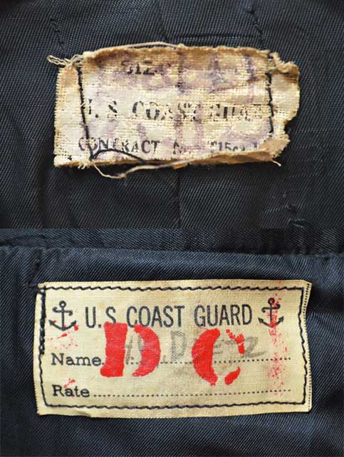 40's US.COAST GUARD 10ボタンPコート - used&vintage box Hi-smile