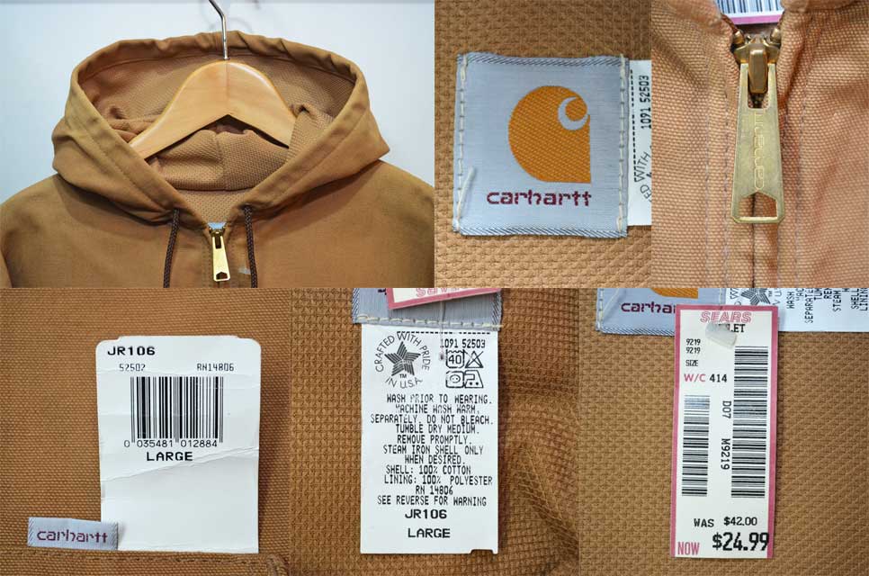 90's Carhartt アクティブジャケット “MADE IN USA / DEADSTOCK” - used&vintage box
