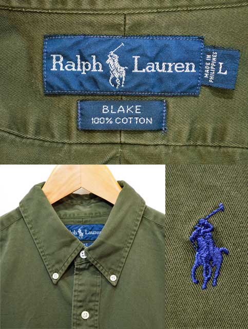 Polo Ralph Lauren L/S ボタンダウンシャツ “BLAKE” - used&vintage 