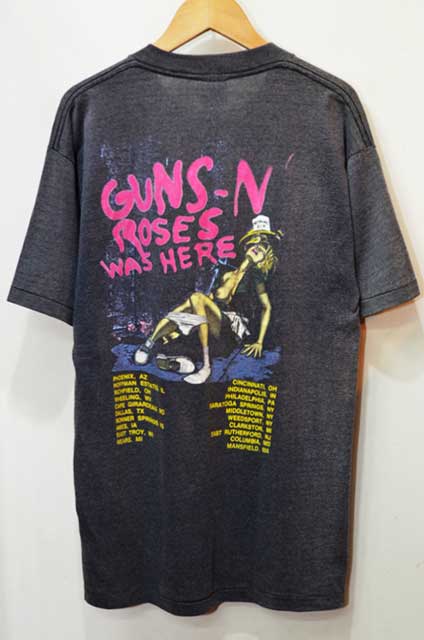 80's GUNS N' ROSES ツアーTシャツ “Appetite for Destruction”