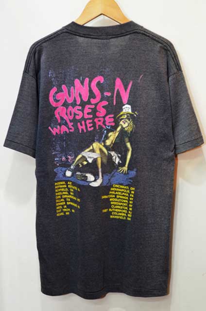 80's GUNS N' ROSES ツアーTシャツ “Appetite for Destruction ...