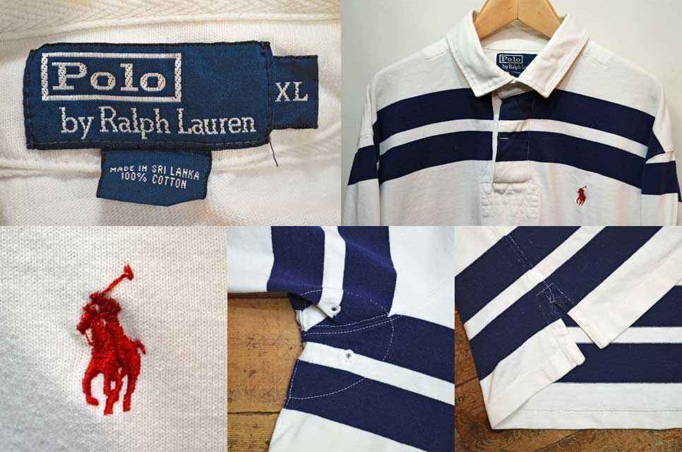 Polo Ralph Lauren マルチボーダー柄 ラガーシャツ